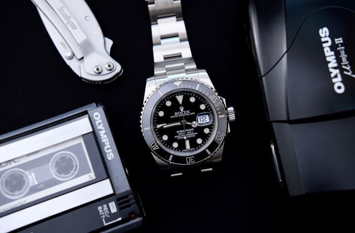 Luxury watch collection display